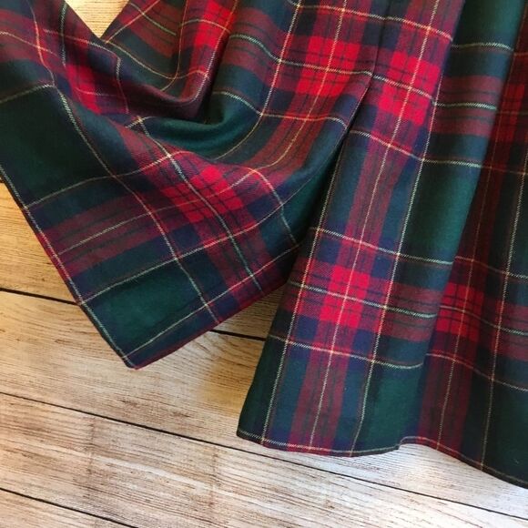 ‎VINTAGE CASUAL CORNER PURE WOOL CULOTTES IN PLAID - Picture 5 of 8